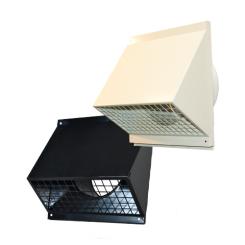 Zewnętrzny okap ścienny MAI z kratką ochronną 