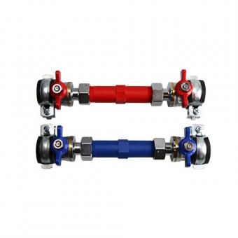 MFL Fixing bracket for water meter Set (blue/red)